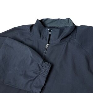 Cutter & Buck CB WeatherTec Jacket Medium Black Green Full Zip Golf Windbreaker